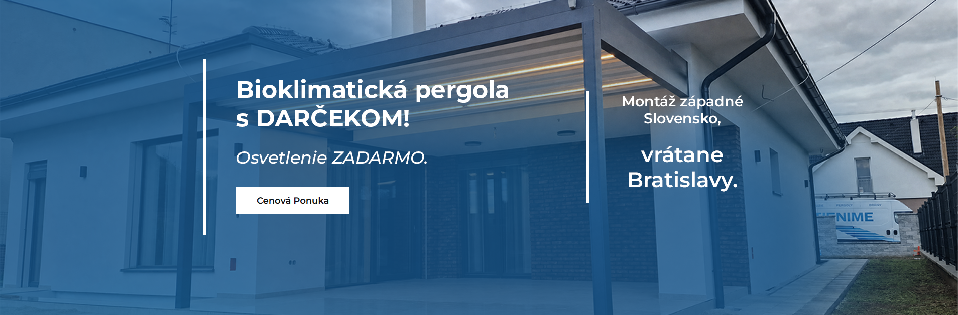 Bioklimatická pergola s darčekom